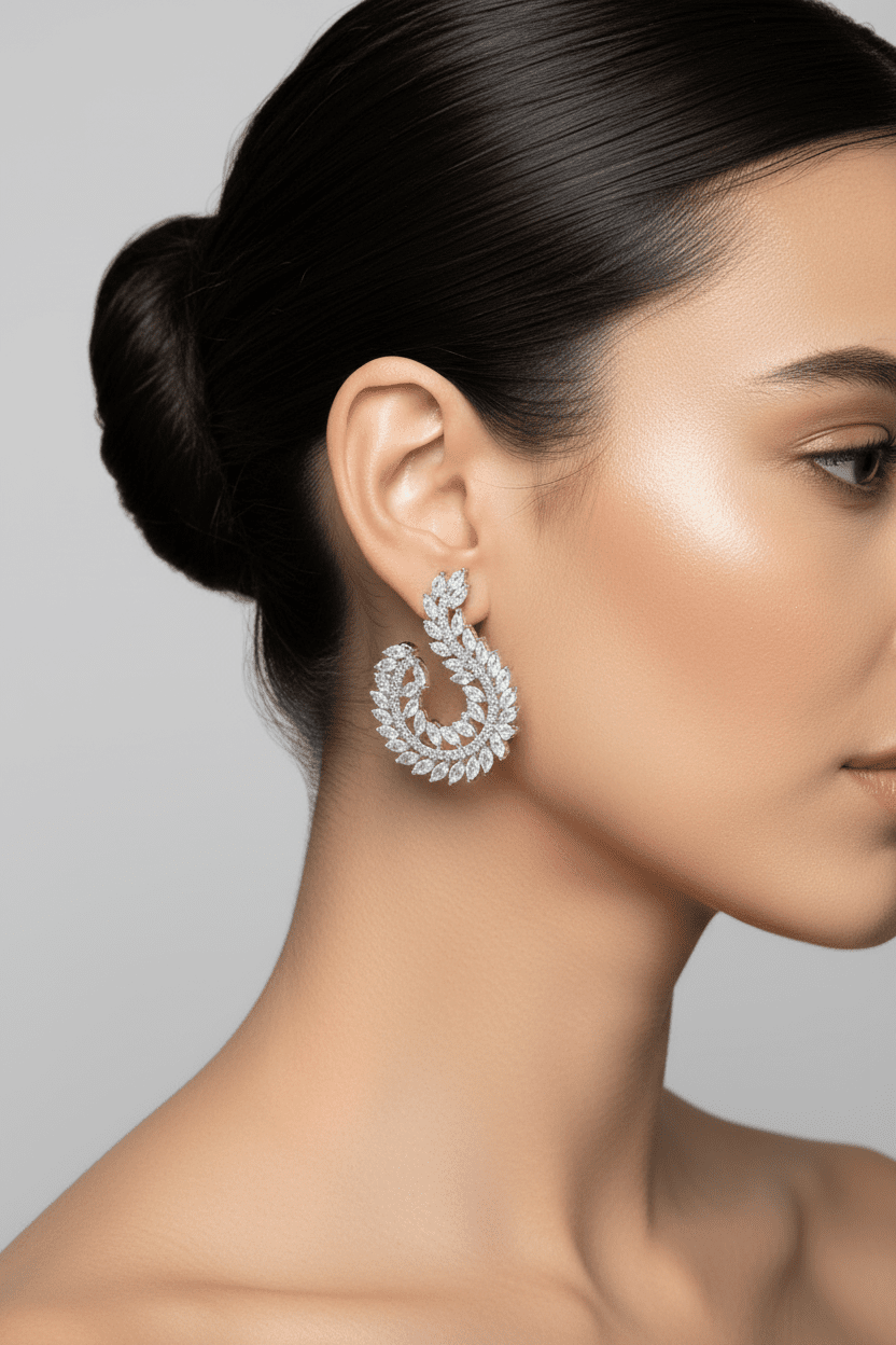 Laurel Arc Earrings - Aurensa Jewelry