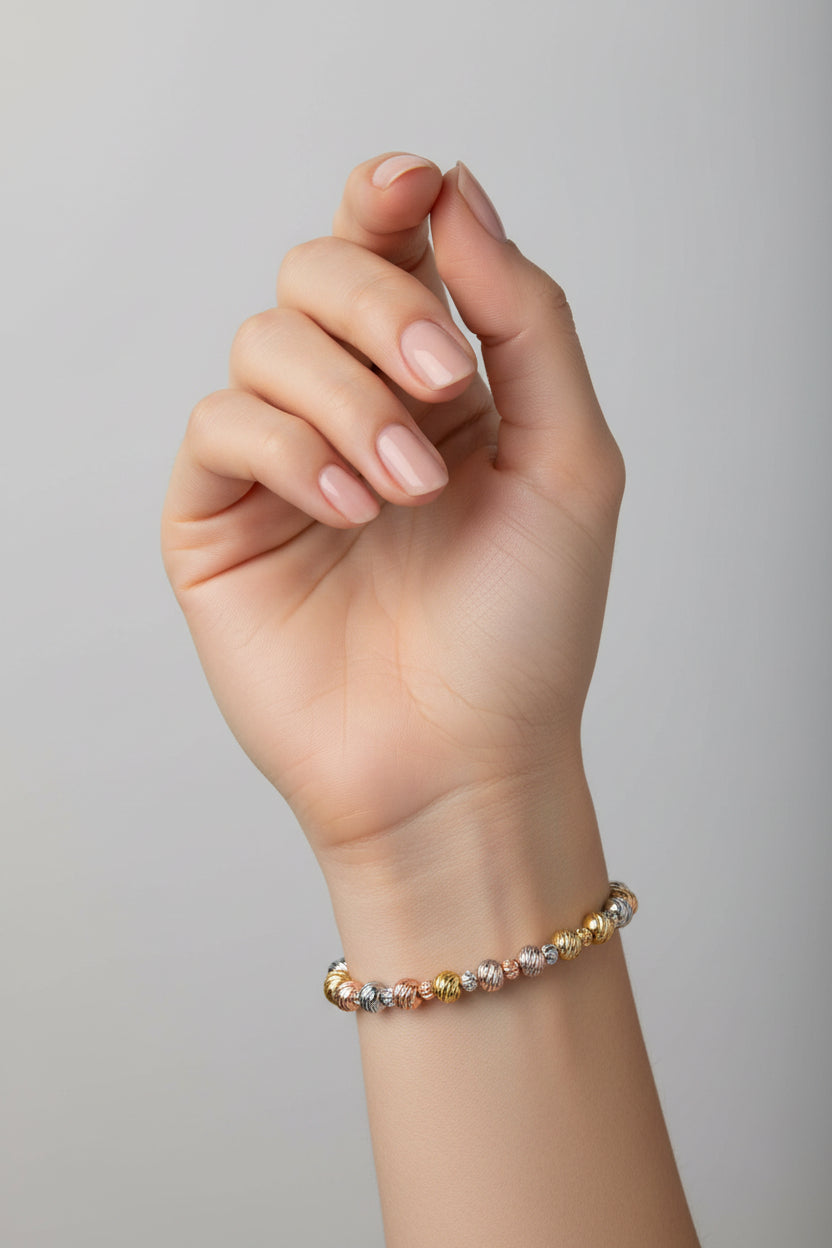 Trinity Bead Bracelet - Aurensa Jewelry